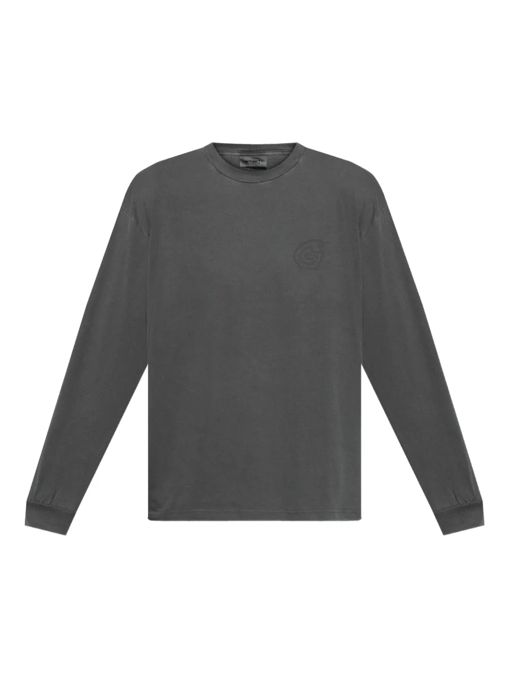 Футболка с длинными рукавами и вышитым логотипом CARHARTT WIP, серый 
Футболка с длинными рукавами и вышитым логотипом CARHARTT WIP, серый