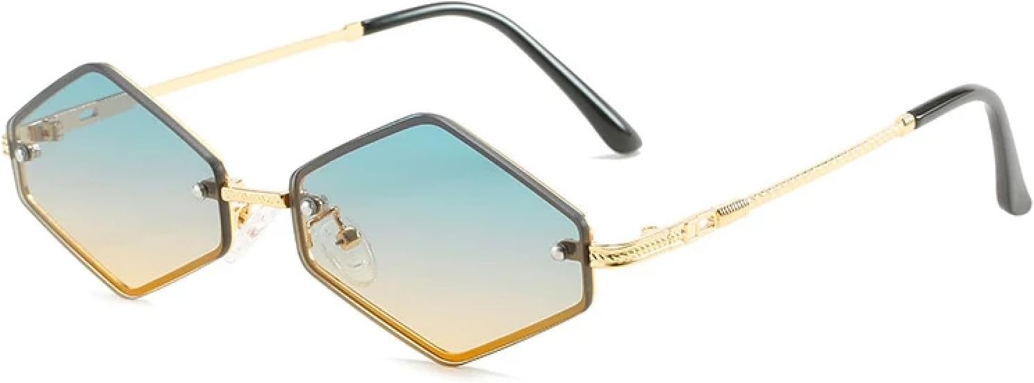 Винтажные солнцезащитные очки в маленькой оправе Polygon для женщин и мужчин, модные металлические очки для летних путешествий, солнцезащитные очки UV400 TKKTLLT, Gold Green Tea
Винтажные солнцезащитные очки в маленькой оправе Polygon для женщин и мужчин, модные металлические очки для летних путешествий, солнцезащитные очки UV400 TKKTLLT, Gold Green Tea