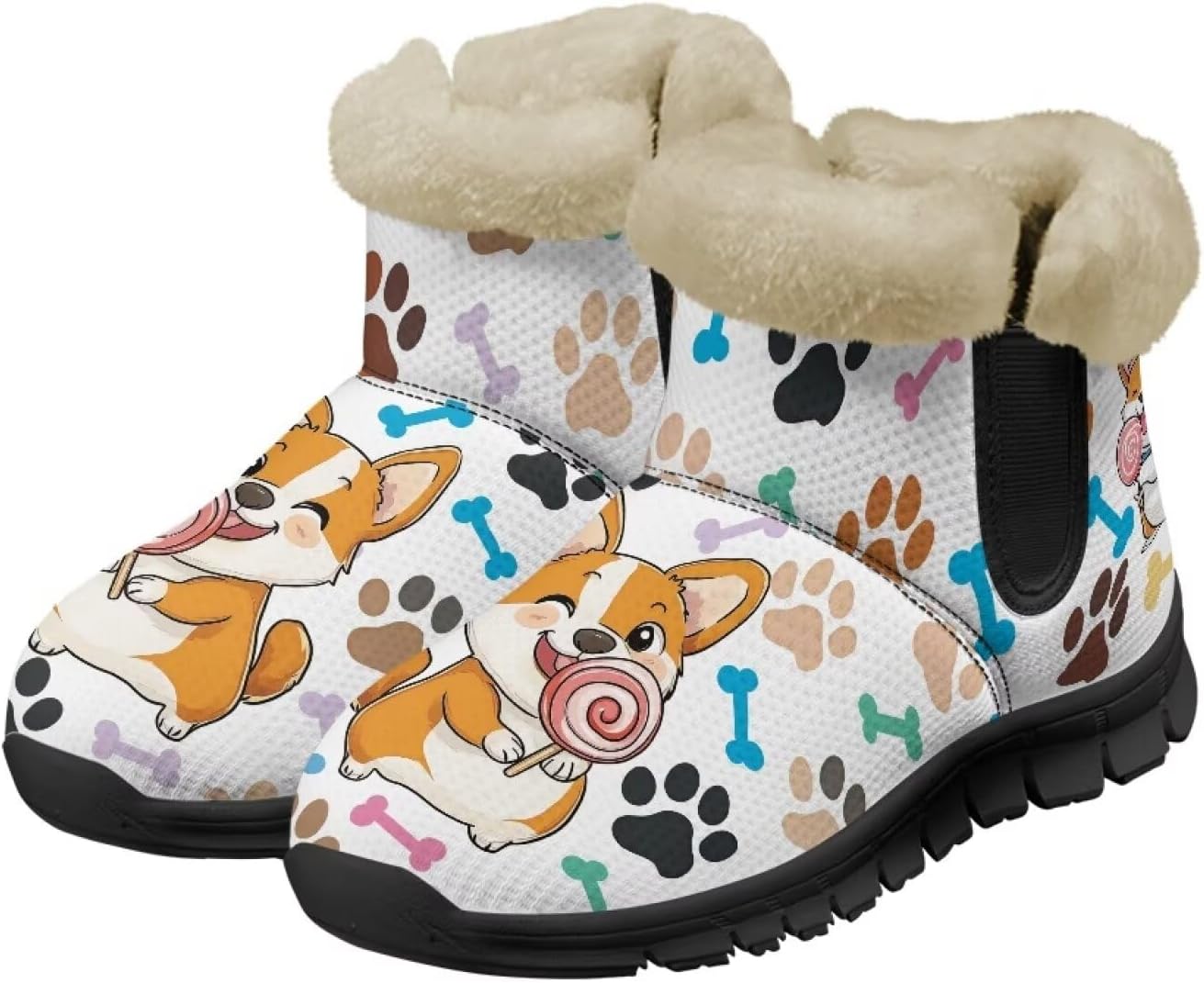 Мужские зимние ботинки Spowatriy, водонепроницаемые, на щиколотку, теплые зимние ботинки для женщин, модные ботильоны, Cute Corgi Paw
Мужские зимние ботинки Spowatriy, водонепроницаемые, на щиколотку, теплые зимние ботинки для женщин, модные ботильоны, Cute Corgi Paw