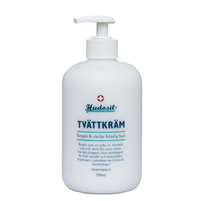 Hudosil Tvättkräm, Очищающий крем без запаха, 500 мл 
Hudosil Tvättkräm, Очищающий крем без запаха, 500 мл