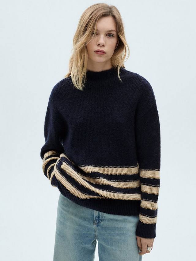 Джемпер в полоску capitan Mango, темно-синий/разноцветный
Джемпер в полоску capitan Mango, темно-синий/разноцветный