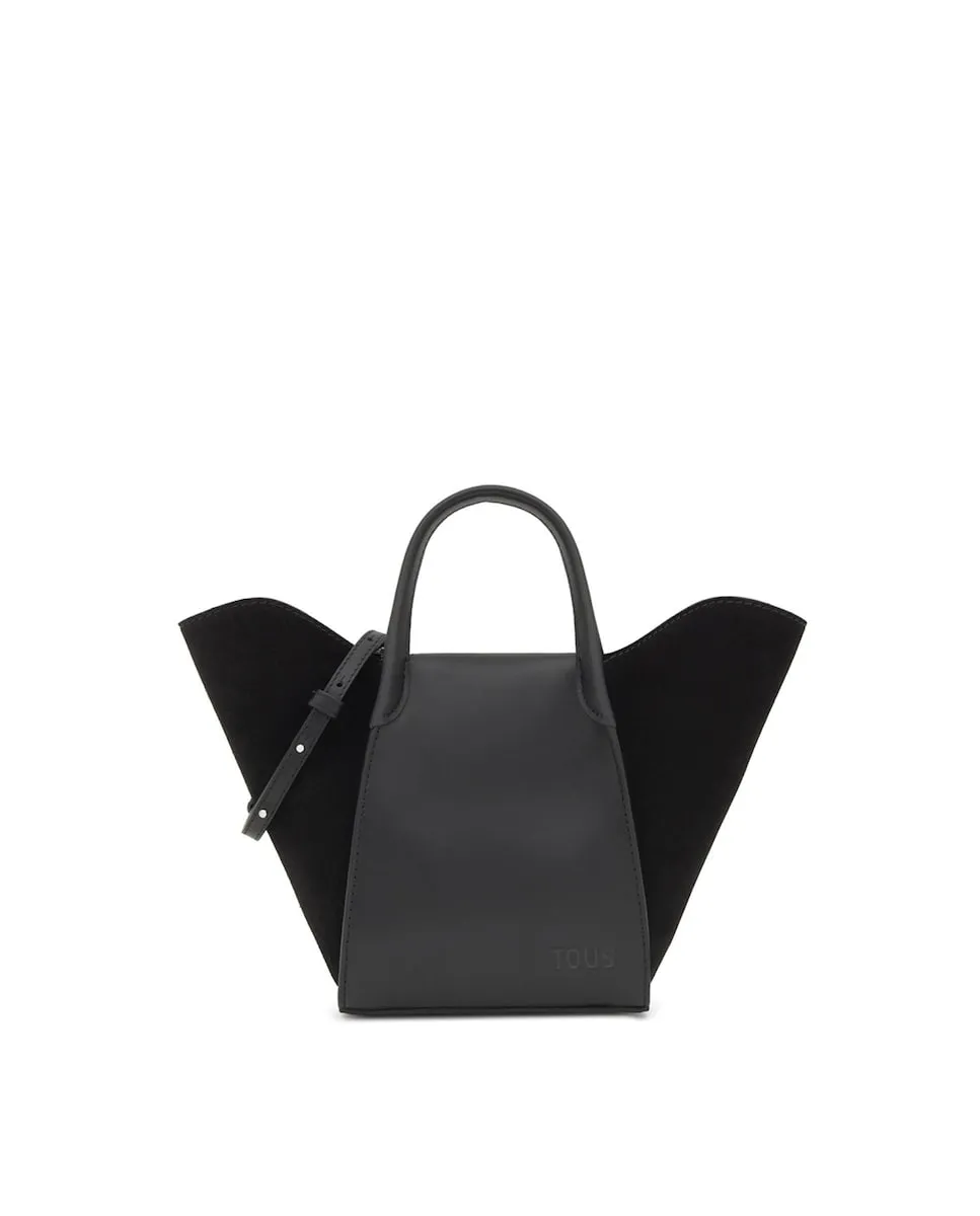 Маленький кожаный плечевой мешок Tulip Tous, черный
Маленький кожаный плечевой мешок Tulip Tous, черный