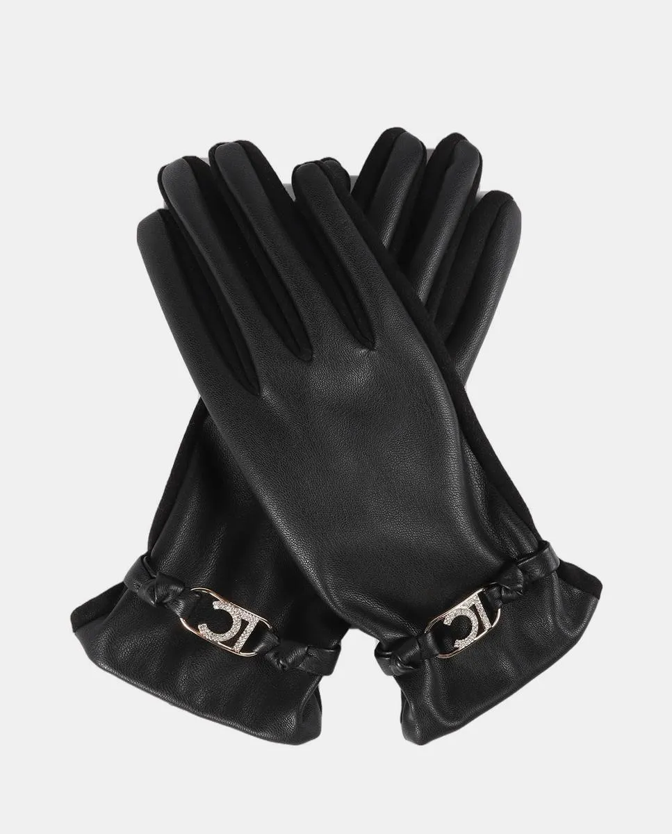 перчатки с эффектом кожи с браслетом и овальным логотипом ЧЕРНЫЙ U Lola Casademunt
перчатки с эффектом кожи с браслетом и овальным логотипом ЧЕРНЫЙ U Lola Casademunt