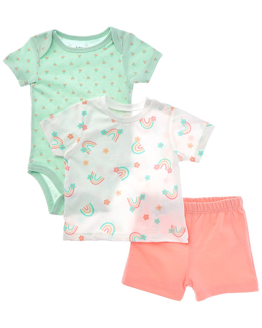 Детский комплект из 3 предметов: боди, футболка и шорты Baby Views, розовый
Детский комплект из 3 предметов: боди, футболка и шорты Baby Views, розовый