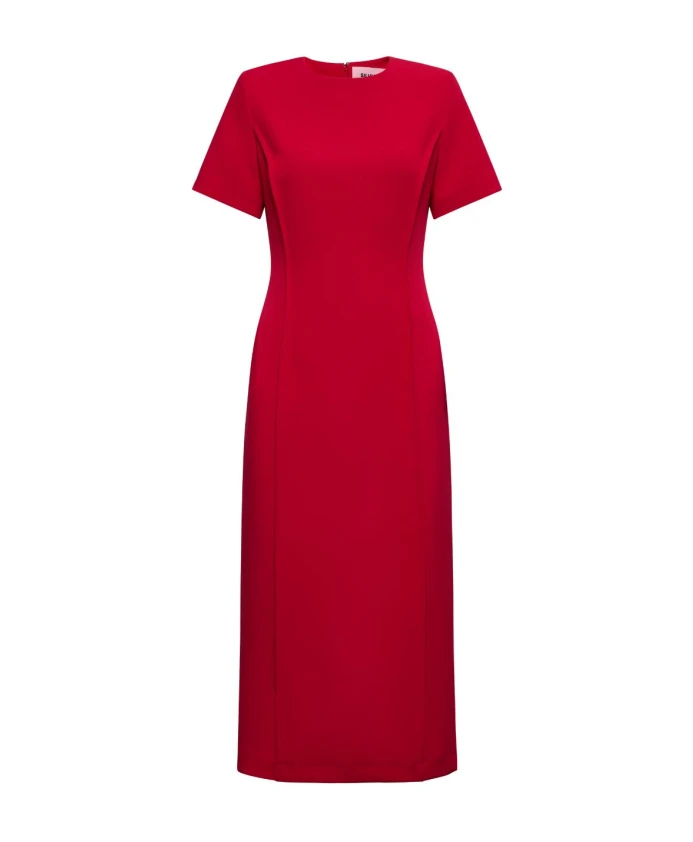 Платье миди с круглым вырезом Silvian Heach, красный
Платье миди с круглым вырезом Silvian Heach, красный