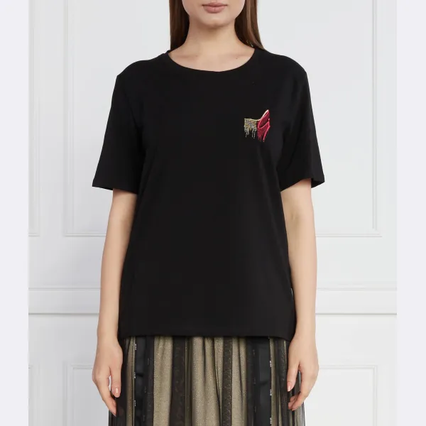 Футболка стандартного кроя Liu Jo, черный
Футболка стандартного кроя Liu Jo, черный