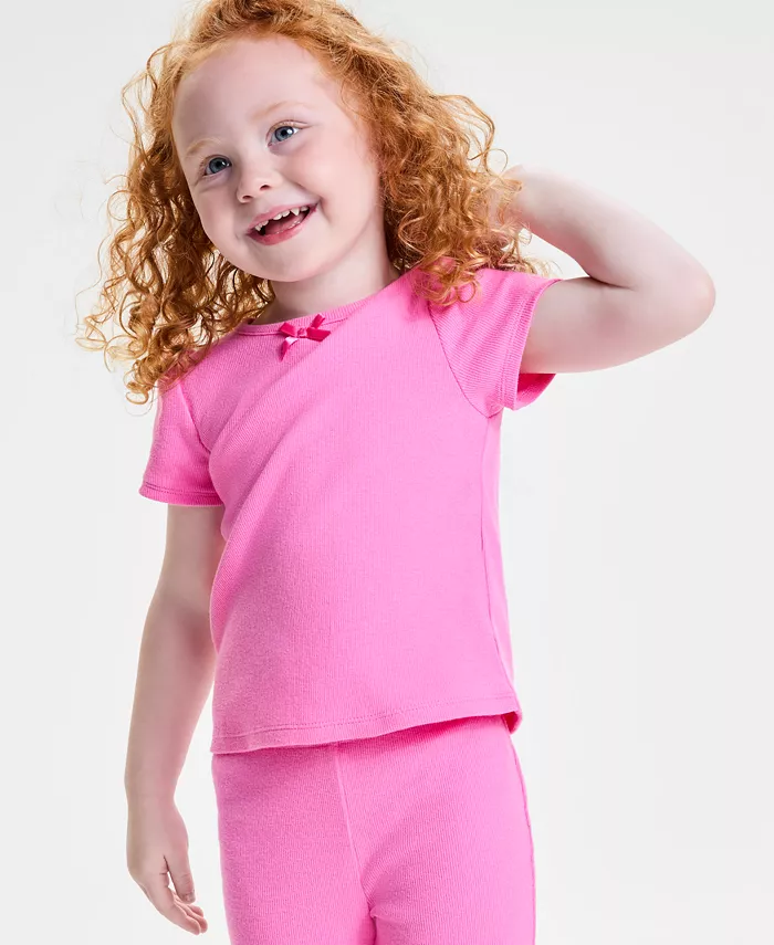 Футболка с коротким рукавом для девочек, ребристая Epic Threads, розовый
Футболка с коротким рукавом для девочек, ребристая Epic Threads, розовый