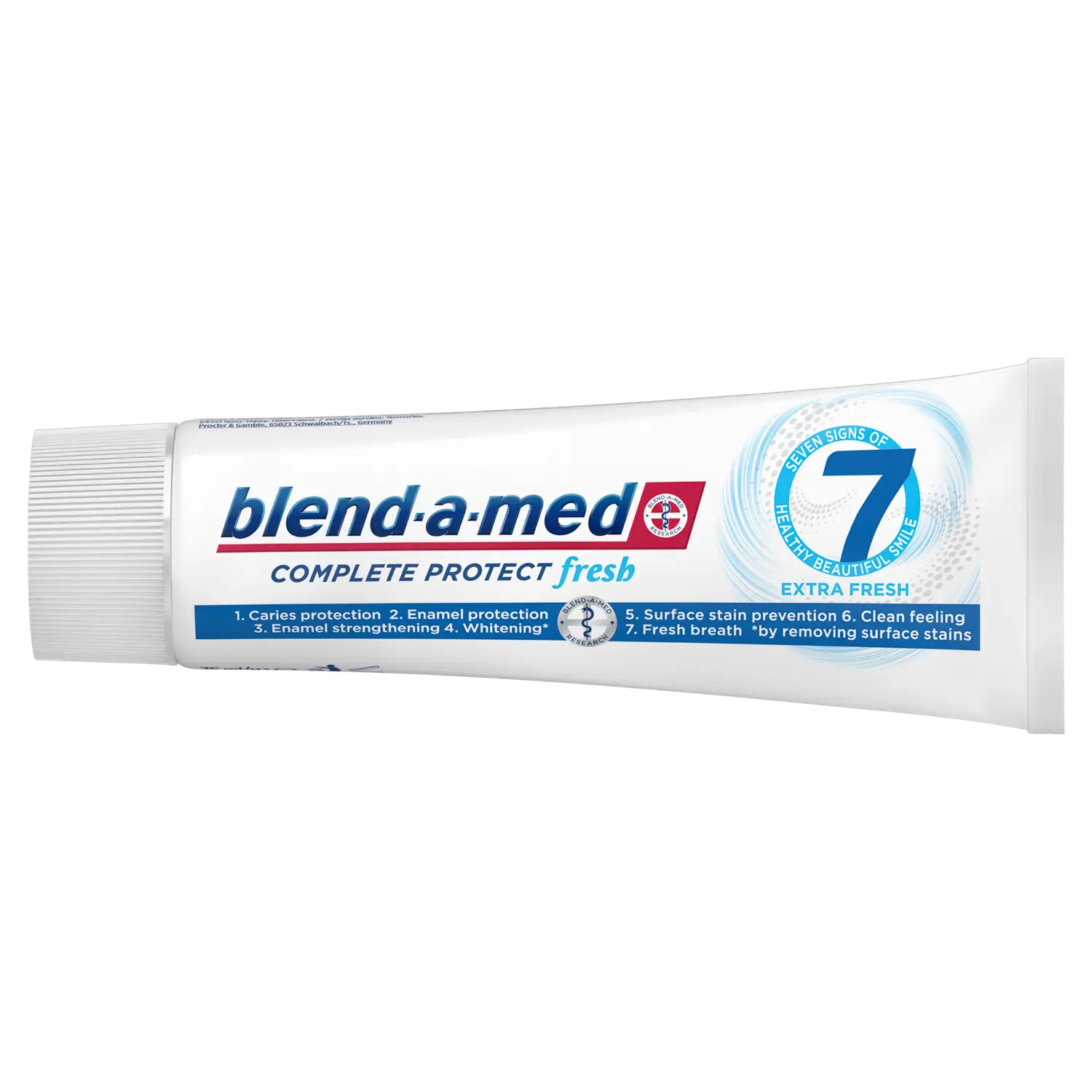 Blend-A-Med Complete Protect 7 Extra fresh зубная паста, 75 мл
Blend-A-Med Complete Protect 7 Extra fresh зубная паста, 75 мл