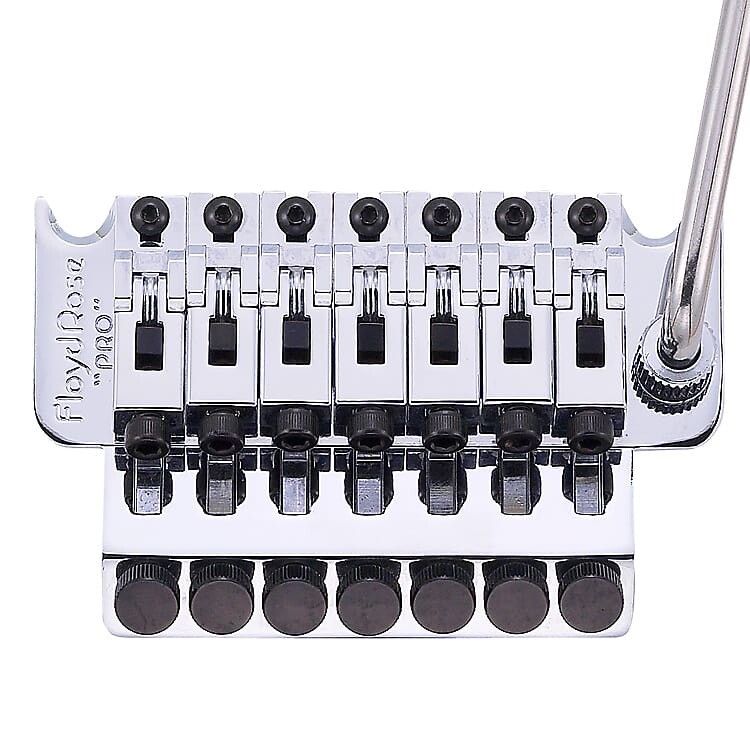 7-струнная система профессионального тремоло серии 1000 — хром Floyd Rose 1000 Series Pro 7-String
7-струнная система профессионального тремоло серии 1000 — хром Floyd Rose 1000 Series Pro 7-String