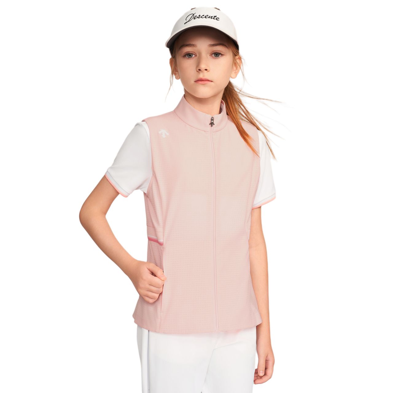 Детский жилет DESCENTE, светло-коралловый
Детский жилет DESCENTE, светло-коралловый
