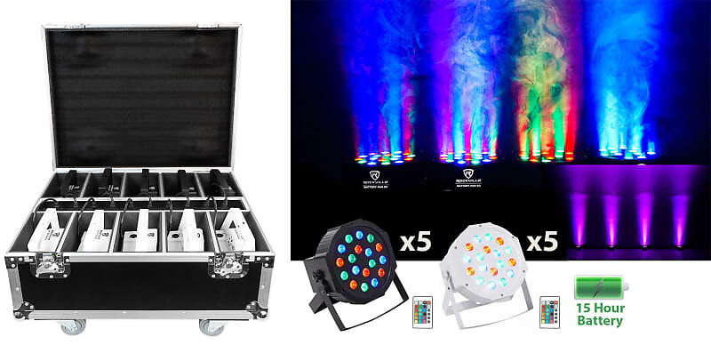 Rockville (5) черный и (5) белый аккумулятор Par Can Wash Lights + чехол для зарядки (5) BATTERY PAR 50+(5) WHITE Pack
Rockville (5) черный и (5) белый аккумулятор Par Can Wash Lights + чехол для зарядки (5) BATTERY PAR 50+(5) WHITE Pack