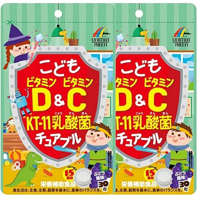 Набор Витамин D и витамин С с КТ-11 лактобактериями Unimat Riken с виноградным ароматом, из 2 уп. по 30 таблеток
Набор Витамин D и витамин С с КТ-11 лактобактериями Unimat Riken с виноградным ароматом, из 2 уп. по 30 таблеток