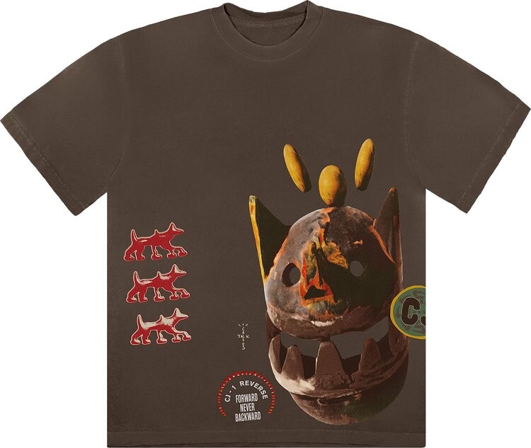 Футболка Cactus Jack by Travis Scott Never Backward Tee 'Brown', коричневый
Футболка Cactus Jack by Travis Scott Never Backward Tee 'Brown', коричневый