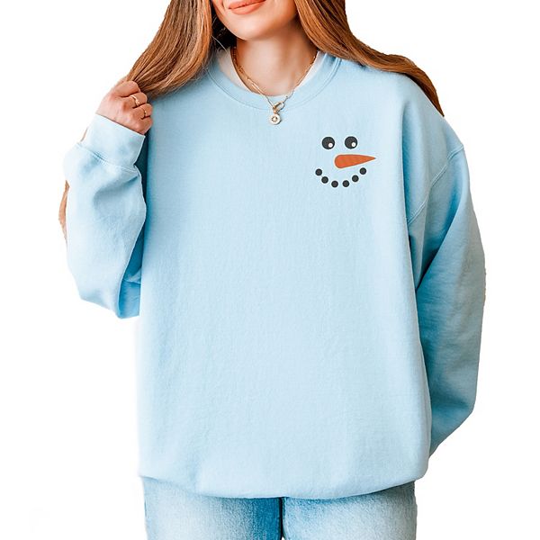 Свитшот женский с вышивкой снеговика Simply Sage Market, Light Blue
Свитшот женский с вышивкой снеговика Simply Sage Market, Light Blue