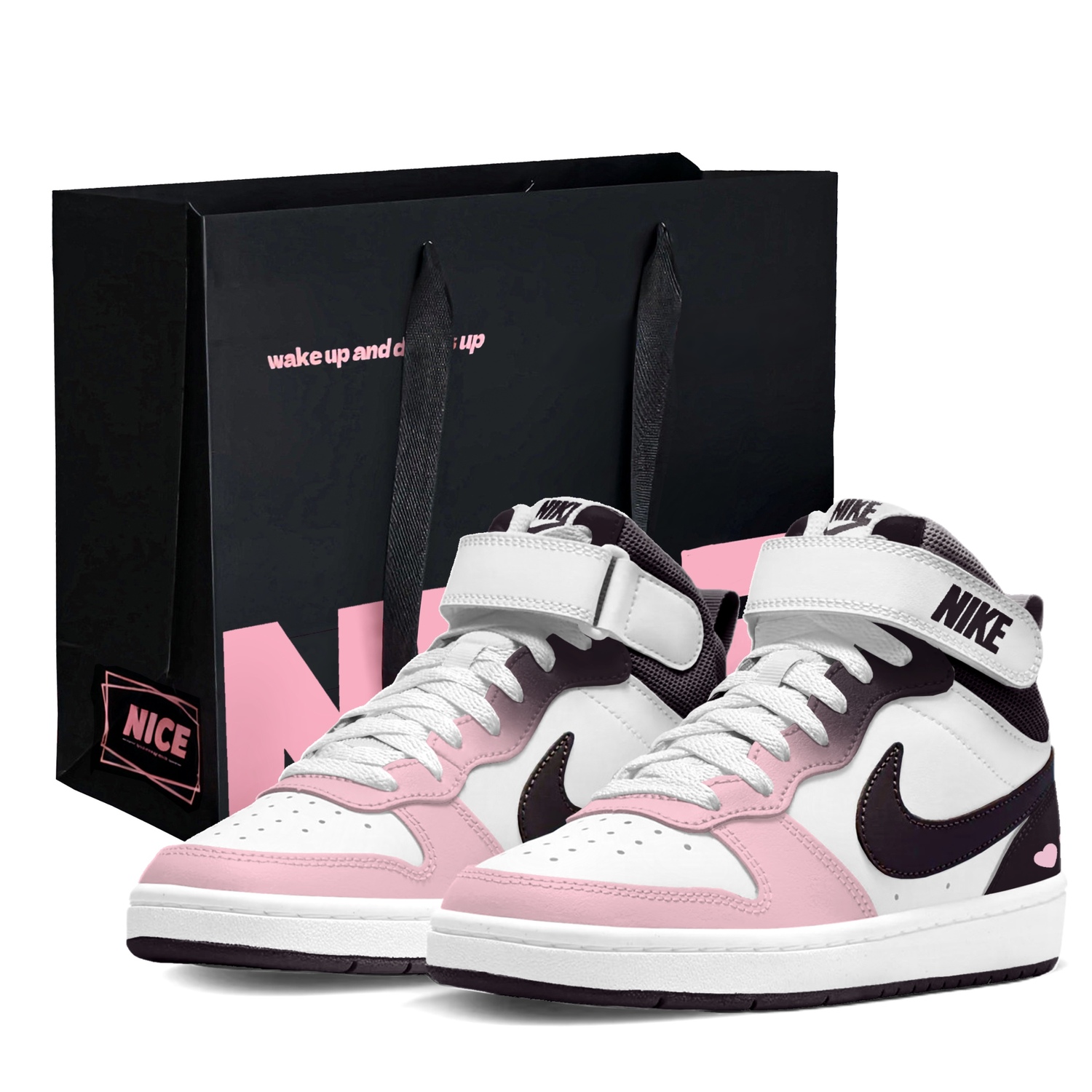 Court Borough 2 Sweetheart Love Slip Resistant Abrasion Resistant Mid top детские скейтбординг кроссовки для подростков Nike, розовый
Court Borough 2 Sweetheart Love Slip Resistant Abrasion Resistant Mid top детские скейтбординг кроссовки для подростков Nike, розовый