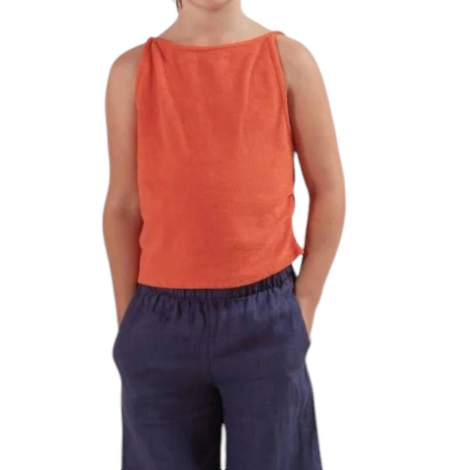 Летний махровый топ для девочек в мандариновом цвете LONGLIVETHEQUEEN, цвет mandarine
Летний махровый топ для девочек в мандариновом цвете LONGLIVETHEQUEEN, цвет mandarine