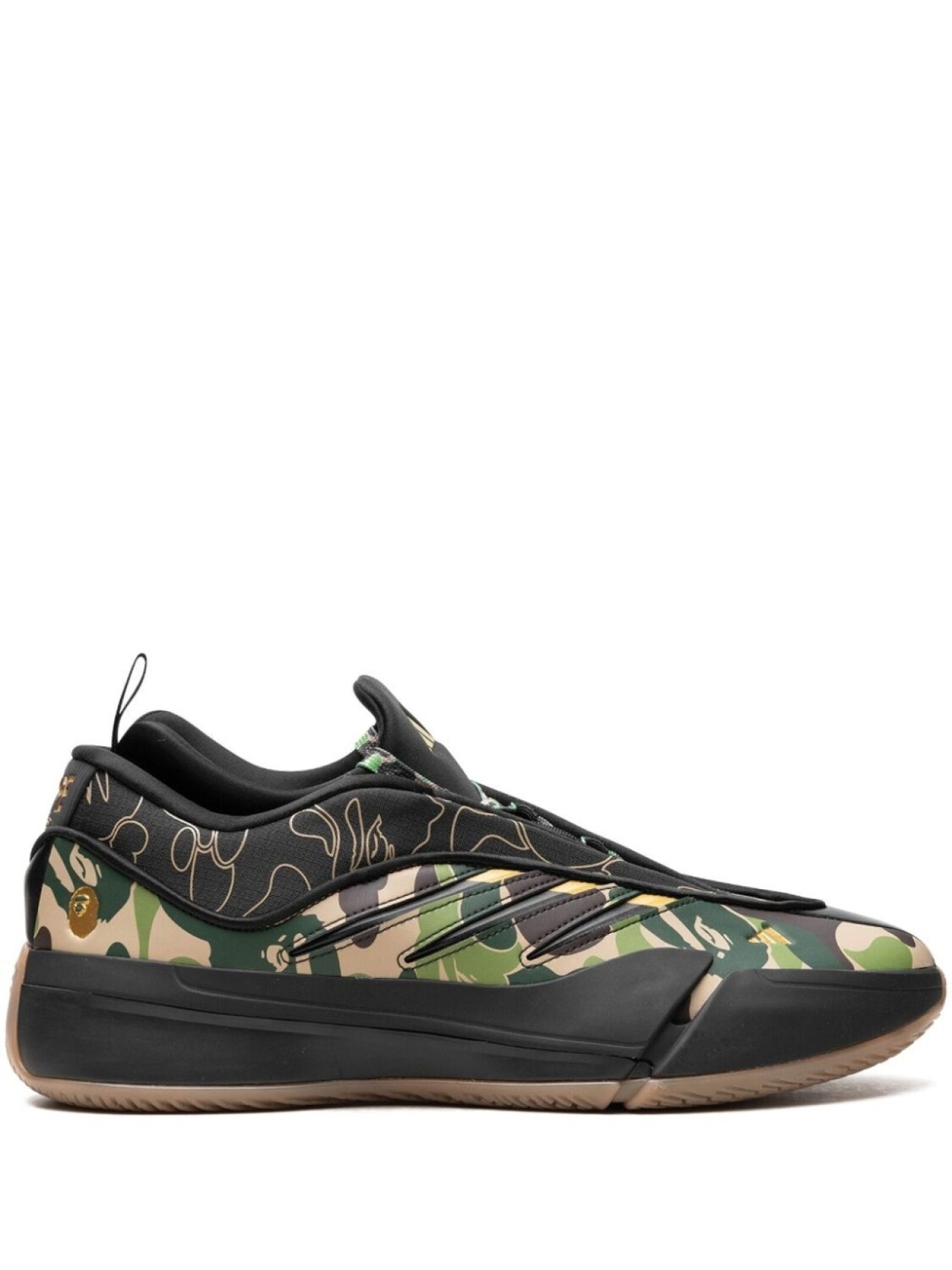 Кроссовки adidas x Bape Dame 9 "Camo", черный
Кроссовки adidas x Bape Dame 9 "Camo", черный