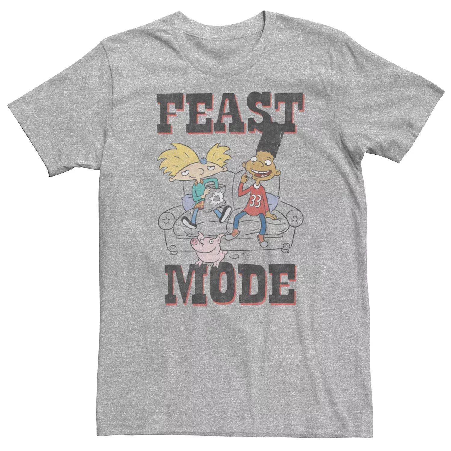 Мужская винтажная футболка Hey Arnold Feast Mode Licensed Character
Мужская винтажная футболка Hey Arnold Feast Mode Licensed Character