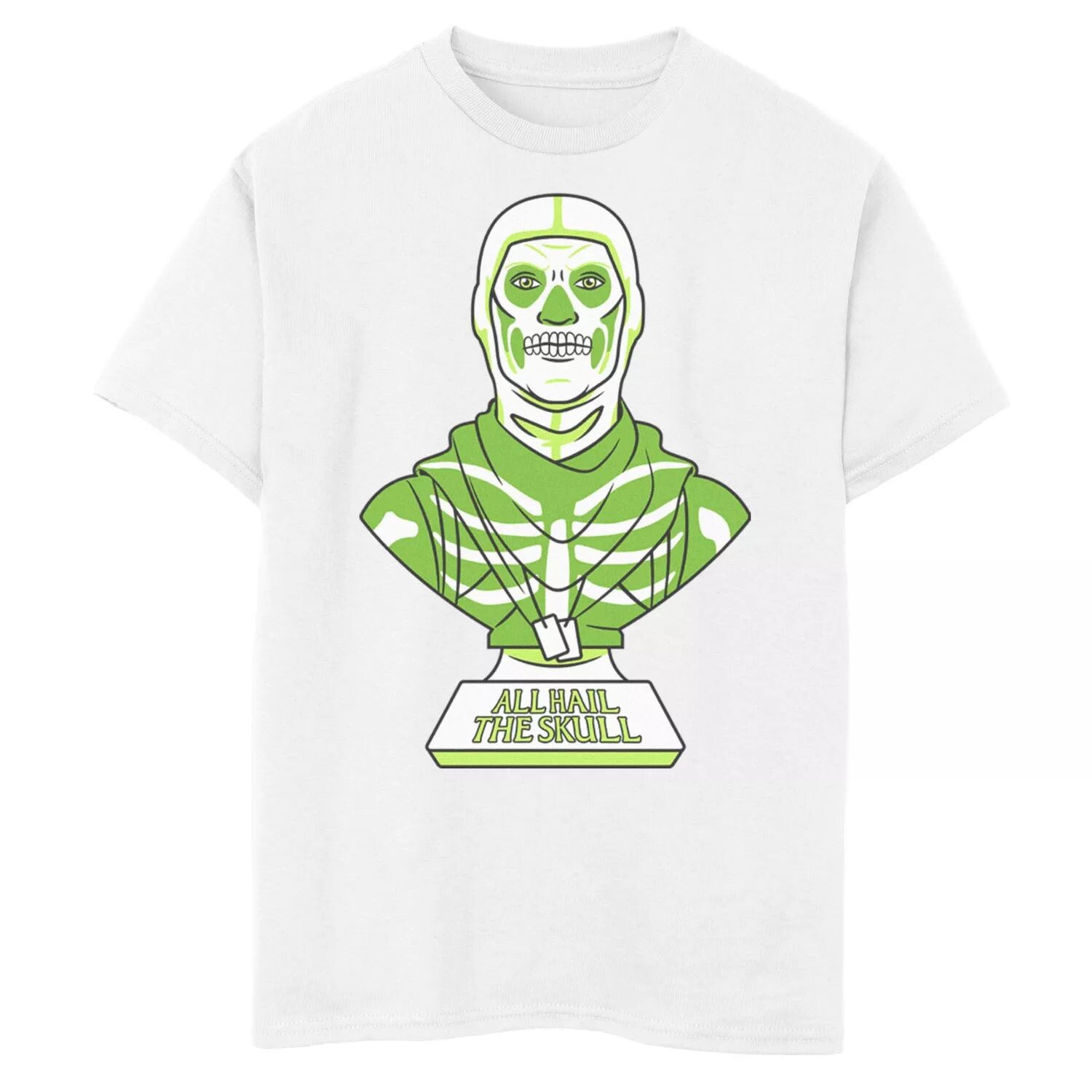 Футболка с рисунком Fortnite All Hail The Skull для мальчиков 8–20 лет Fortnite
Футболка с рисунком Fortnite All Hail The Skull для мальчиков 8–20 лет Fortnite