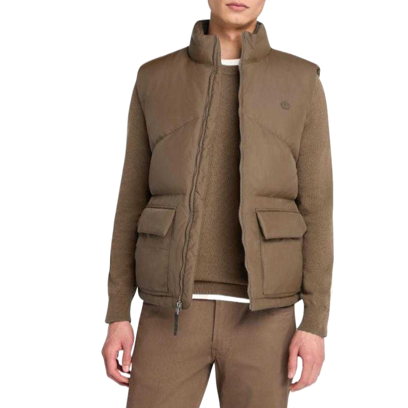 Timberland Мужская коричневая пуховая жилетка
Timberland Мужская коричневая пуховая жилетка