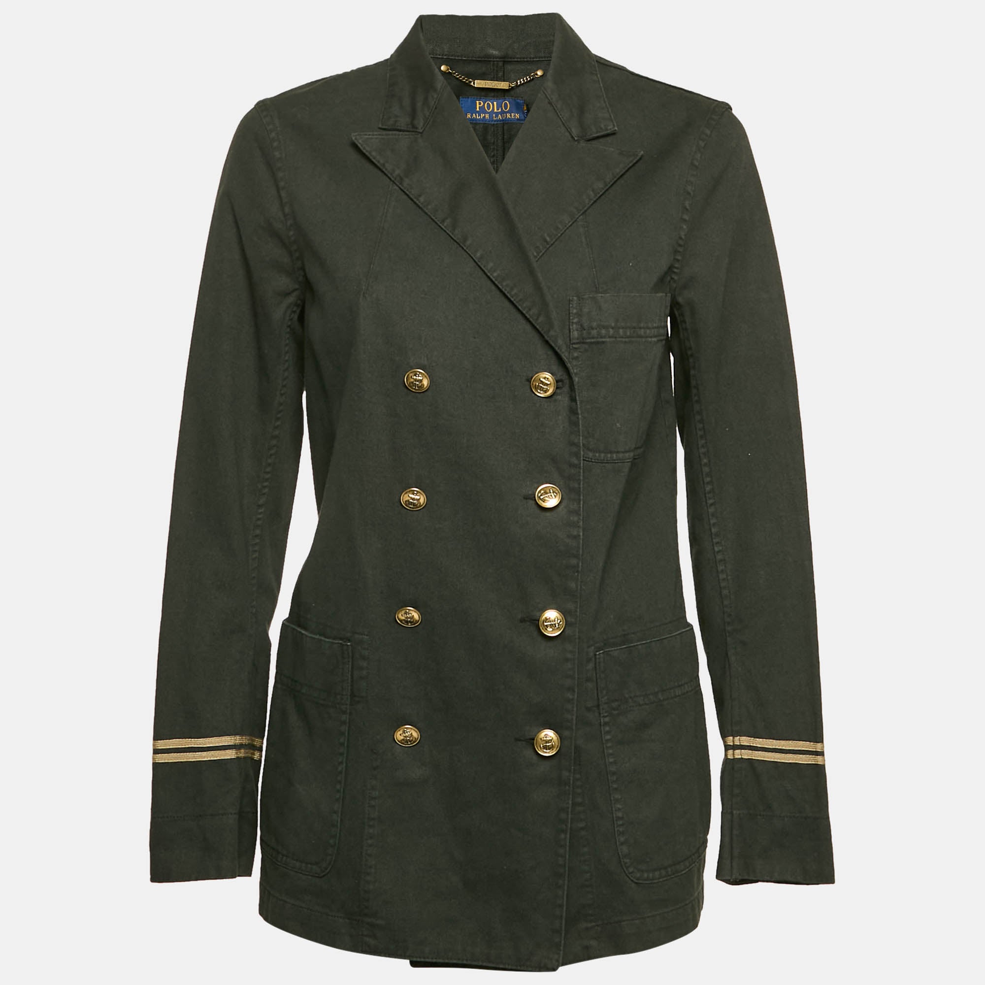 Черная джинсовая куртка Polo Ralph Lauren с заостренными лацканами
Черная джинсовая куртка Polo Ralph Lauren с заостренными лацканами