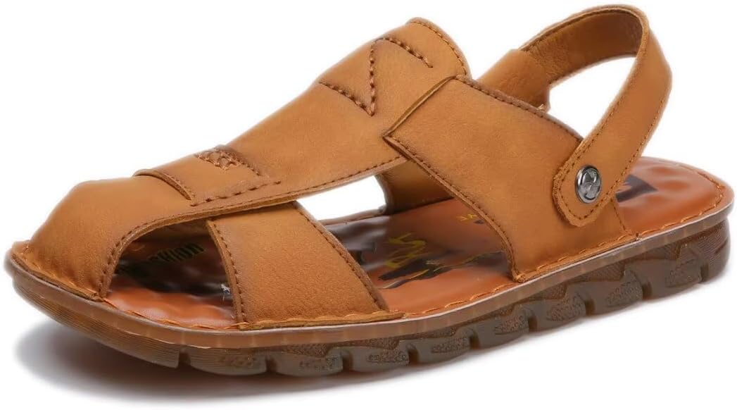 Мужские сандалии Shaire, кожаные, с закрытым носком, Z Brown
Мужские сандалии Shaire, кожаные, с закрытым носком, Z Brown