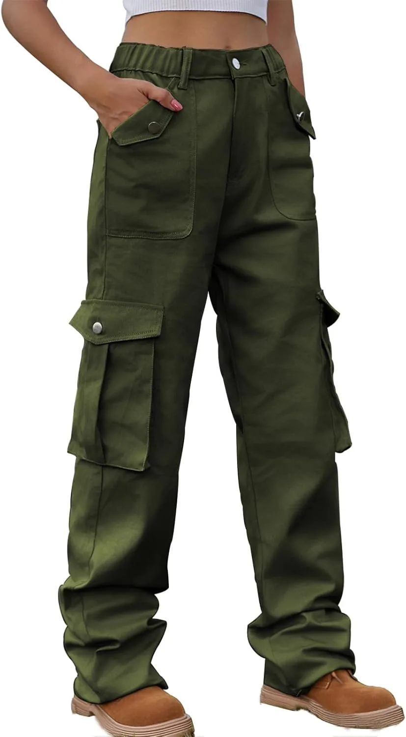 Джинсы Bootcut для женщин Mid Waist Cargo с прямым кроем
Джинсы Bootcut для женщин Mid Waist Cargo с прямым кроем