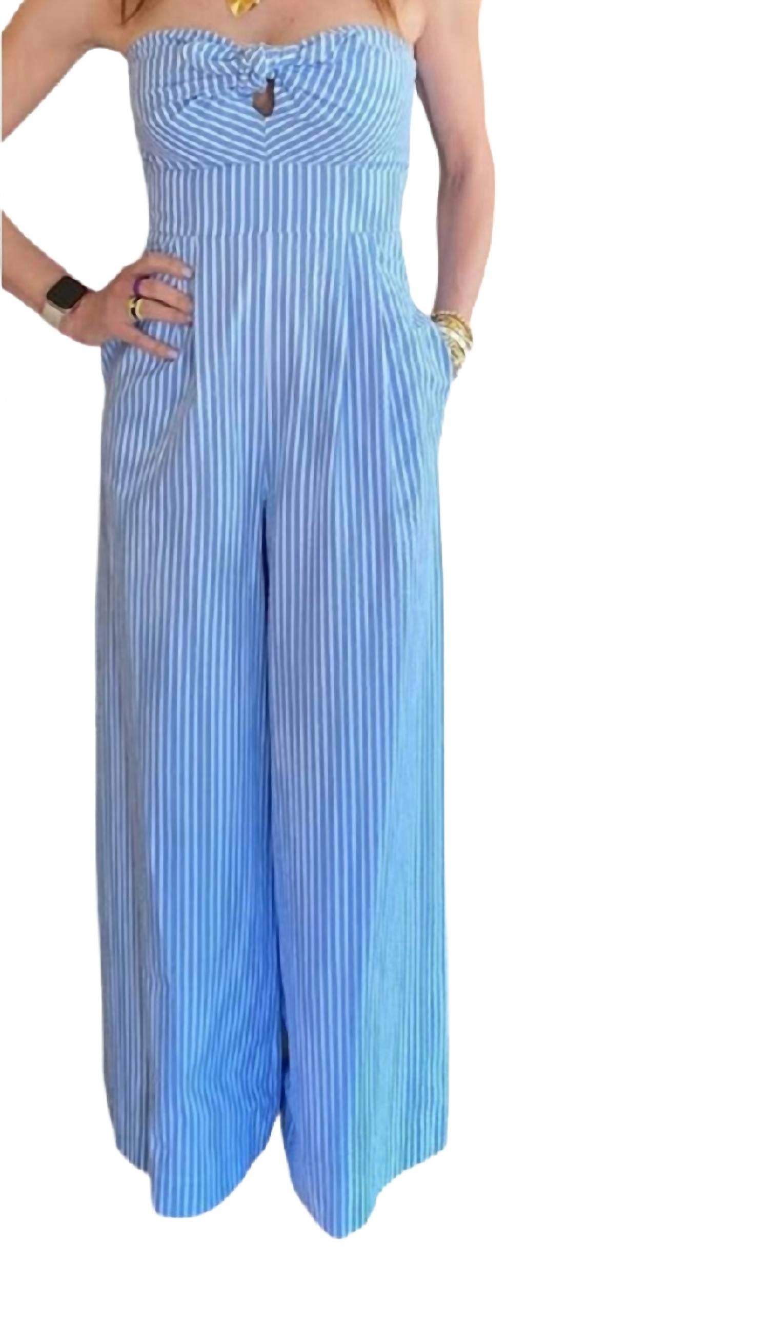 Полосатый комбинезон Tessa в сине-белом цвете Lavender Brown, синий/белый
Полосатый комбинезон Tessa в сине-белом цвете Lavender Brown, синий/белый