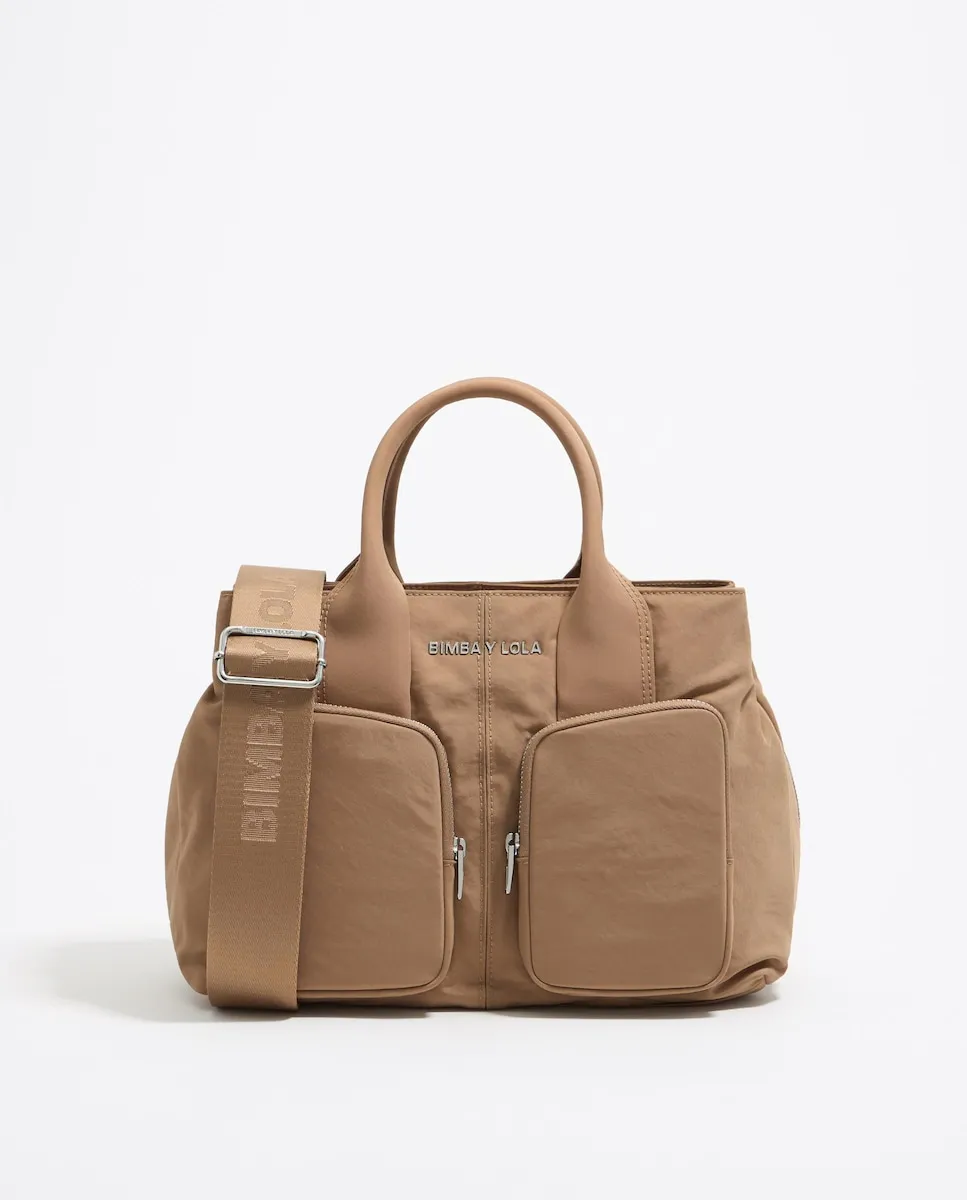 Женская сумка на руку Большой карман нейлон Bimba Y Lola, коричневый
Женская сумка на руку Большой карман нейлон Bimba Y Lola, коричневый