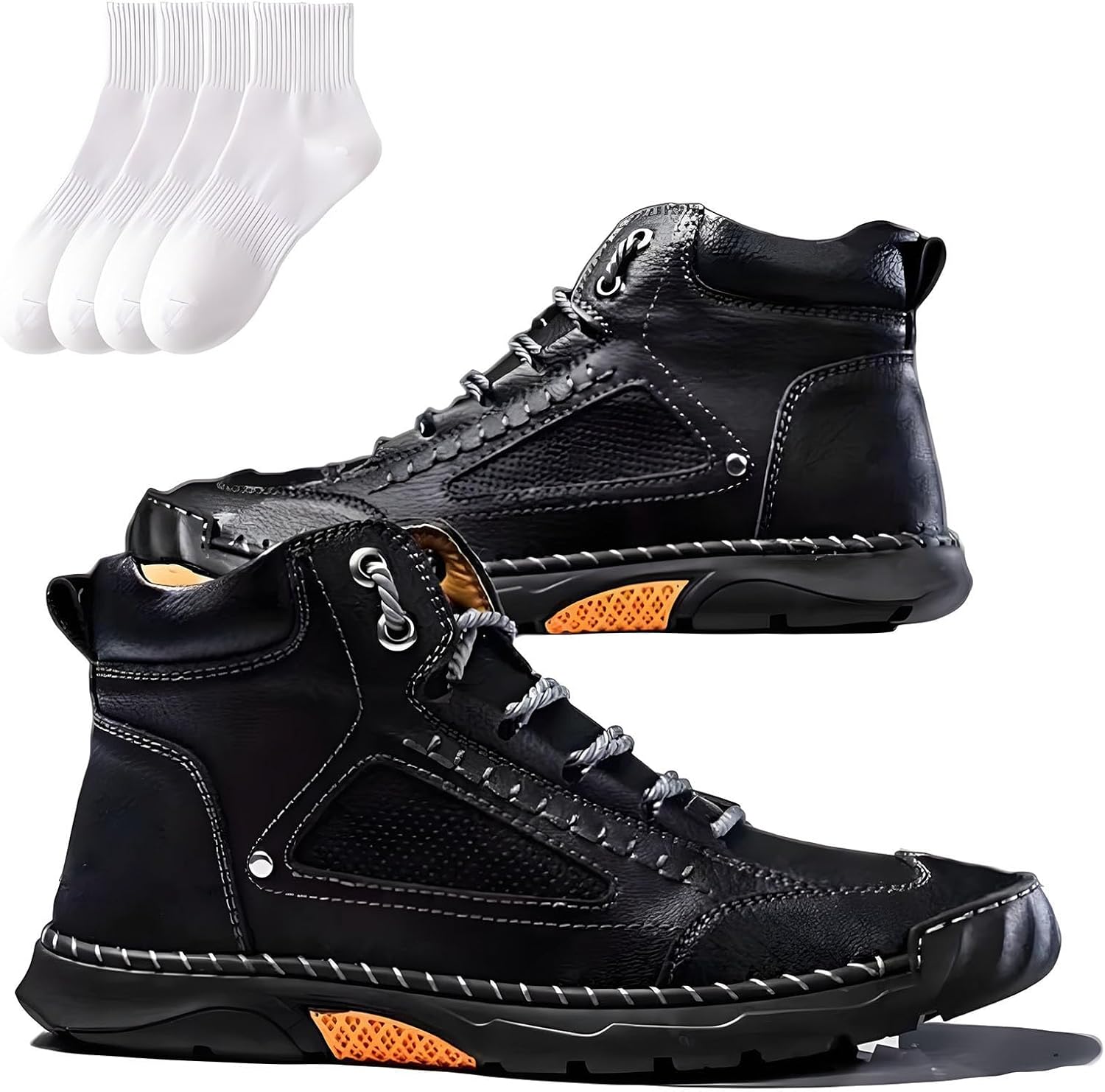 Мужские ботинки, кожаные ботинки, удобные мужские кожаные ботинки ручной работы- водонепроницаемые, с поддержкой свода стопы Generic, B
Мужские ботинки, кожаные ботинки, удобные мужские кожаные ботинки ручной работы- водонепроницаемые, с поддержкой свода стопы Generic, B