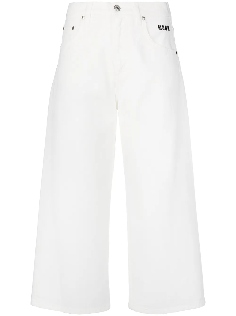 Укороченные джинсы с логотипом MSGM, нейтральный
Укороченные джинсы с логотипом MSGM, нейтральный