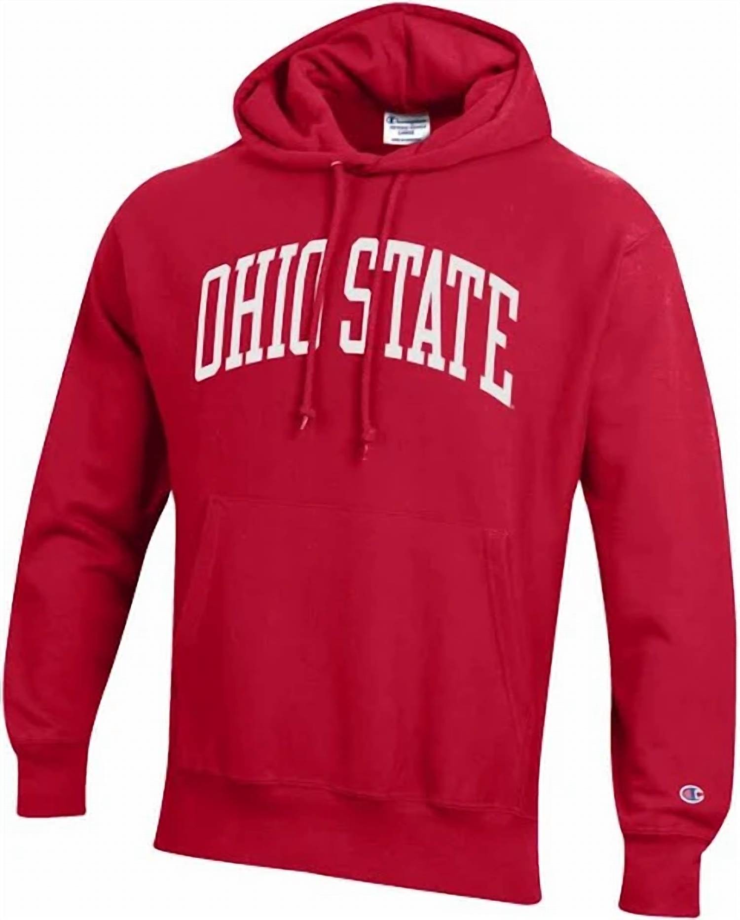 Толстовка с капюшоном с обратным переплетением Ohio State красного цвета Champion
Толстовка с капюшоном с обратным переплетением Ohio State красного цвета Champion