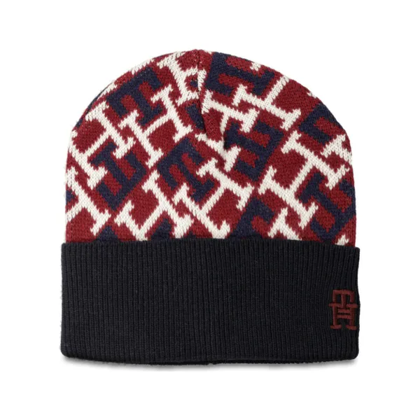 Шапка-Бини с монограммой с добавлением шерсти и кашемира Tommy Hilfiger, бургунди
Шапка-Бини с монограммой с добавлением шерсти и кашемира Tommy Hilfiger, бургунди
