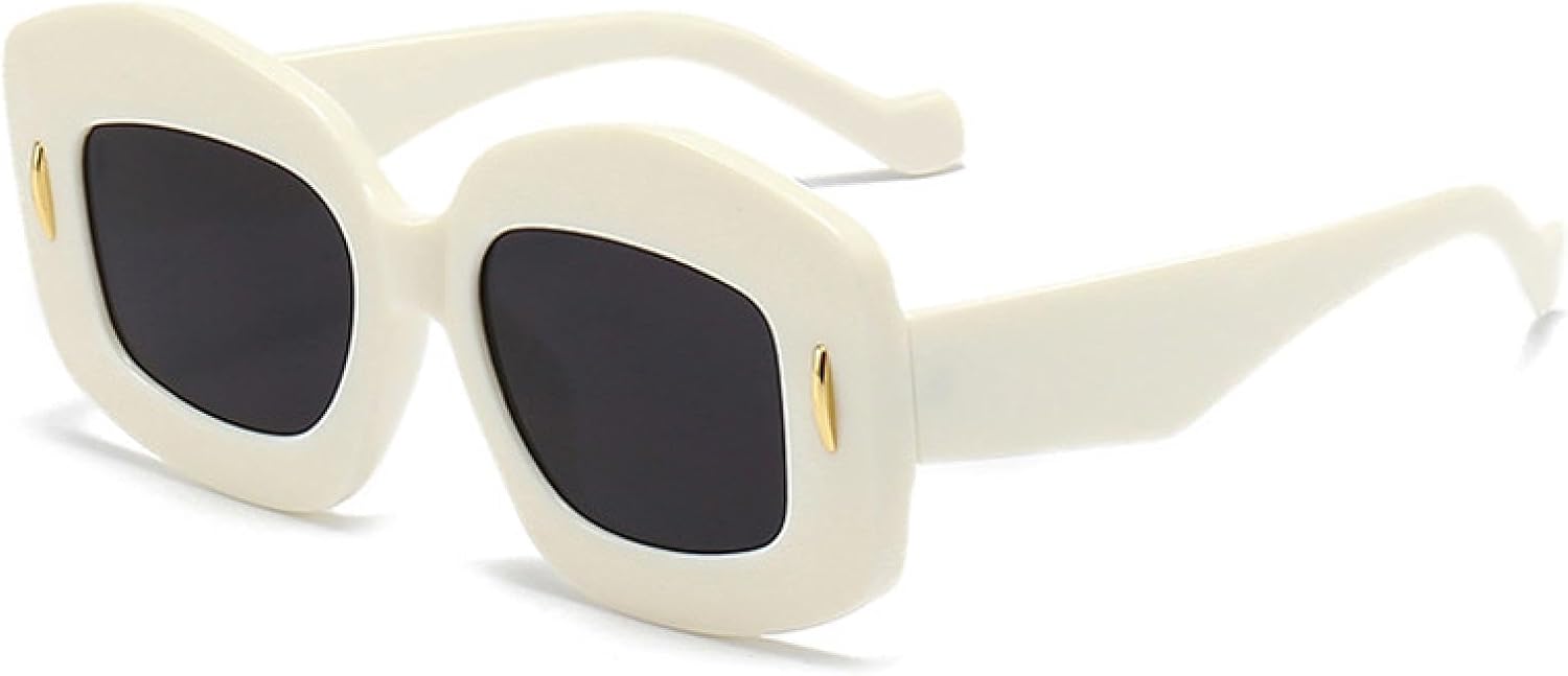 Модные женские солнцезащитные очки Jelly Color с градиентными линзами и защитой от УФ-излучения UV400, винтажные мужские солнцезащитные очки с заклепками VVTWSSW, Beige Gray
Модные женские солнцезащитные очки Jelly Color с градиентными линзами и защитой от УФ-излучения UV400, винтажные мужские солнцезащитные очки с заклепками VVTWSSW, Beige Gray