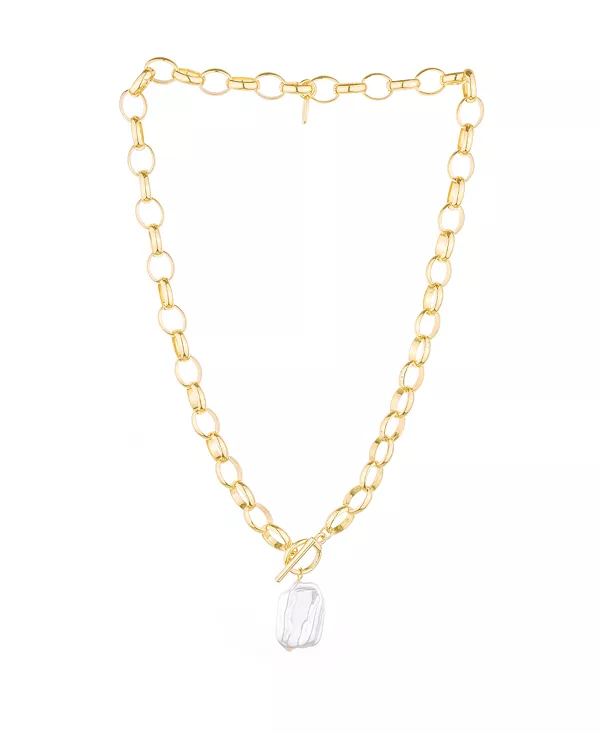 Подвеска из искусственного жемчуга и ожерелье с покрытием из 18-каратного золота Ettika, gold
Подвеска из искусственного жемчуга и ожерелье с покрытием из 18-каратного золота Ettika, gold