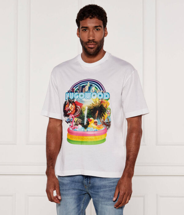 Футболка дювуд Regular fit Hugo, белый
Футболка дювуд Regular fit Hugo, белый