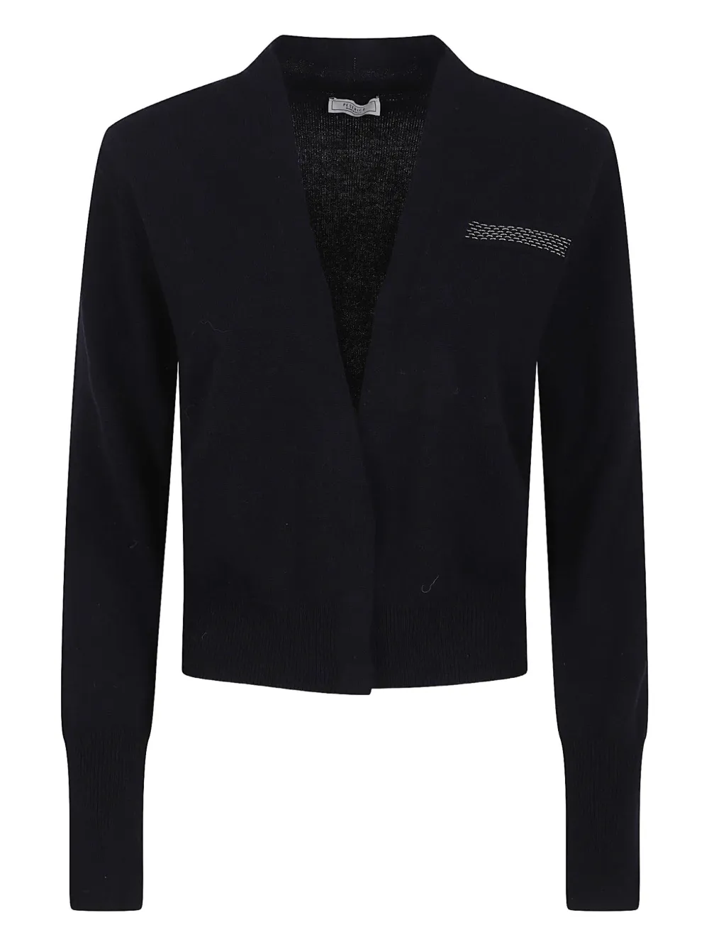 Кардиган с отделкой в рубчик Peserico, черный
Кардиган с отделкой в рубчик Peserico, черный