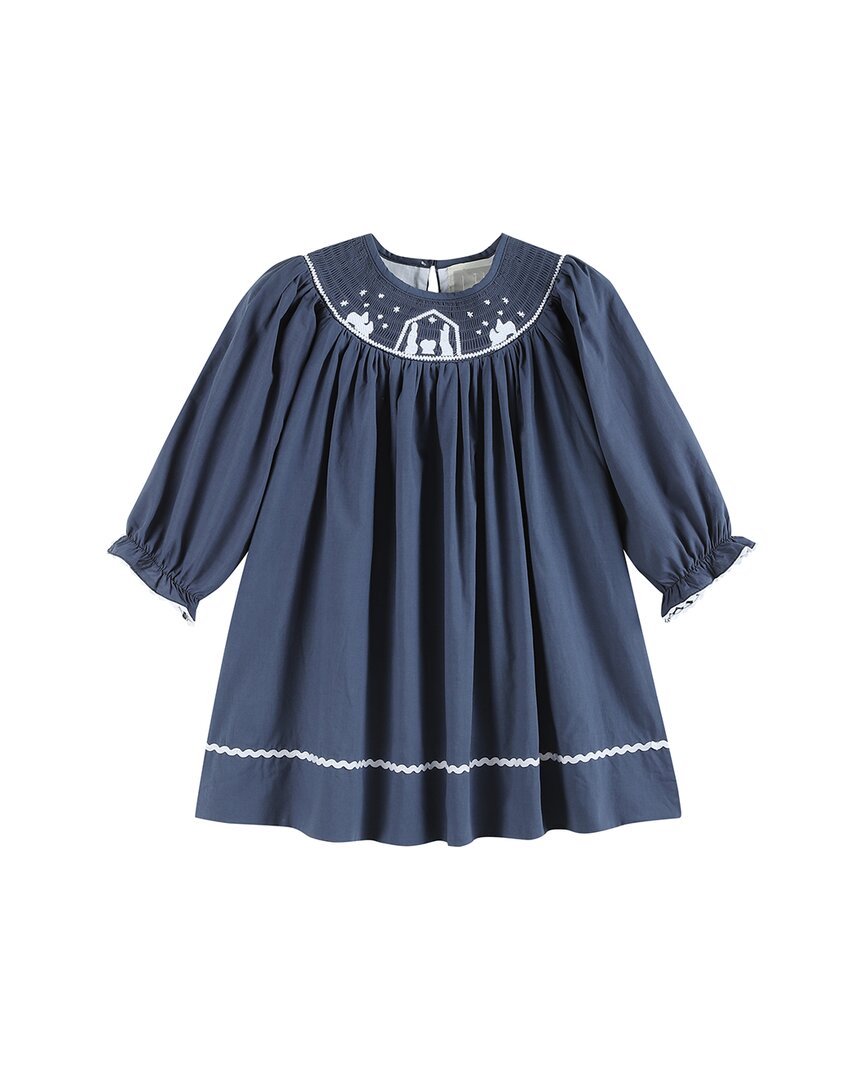 Платье епископа Lil Cactus в стиле Рождества, синий 
Платье епископа Lil Cactus в стиле Рождества, синий