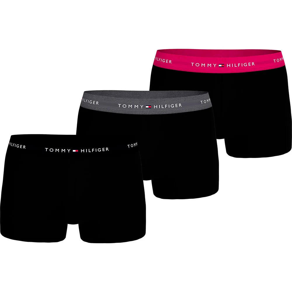 Боксеры 3 шт Tommy Hilfiger Signature Essential, черный 
Боксеры 3 шт Tommy Hilfiger Signature Essential, черный