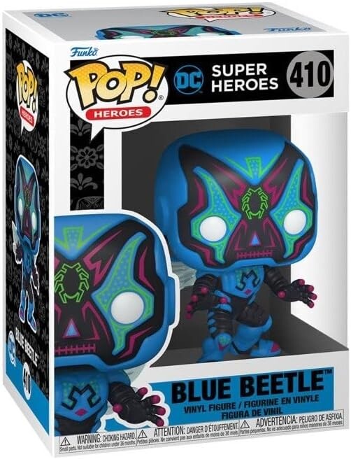 Фигурка Funko POP! Heroes: Dia De Los DC - Blue Beetle, Multicolor
Фигурка Funko POP! Heroes: Dia De Los DC - Blue Beetle, Multicolor