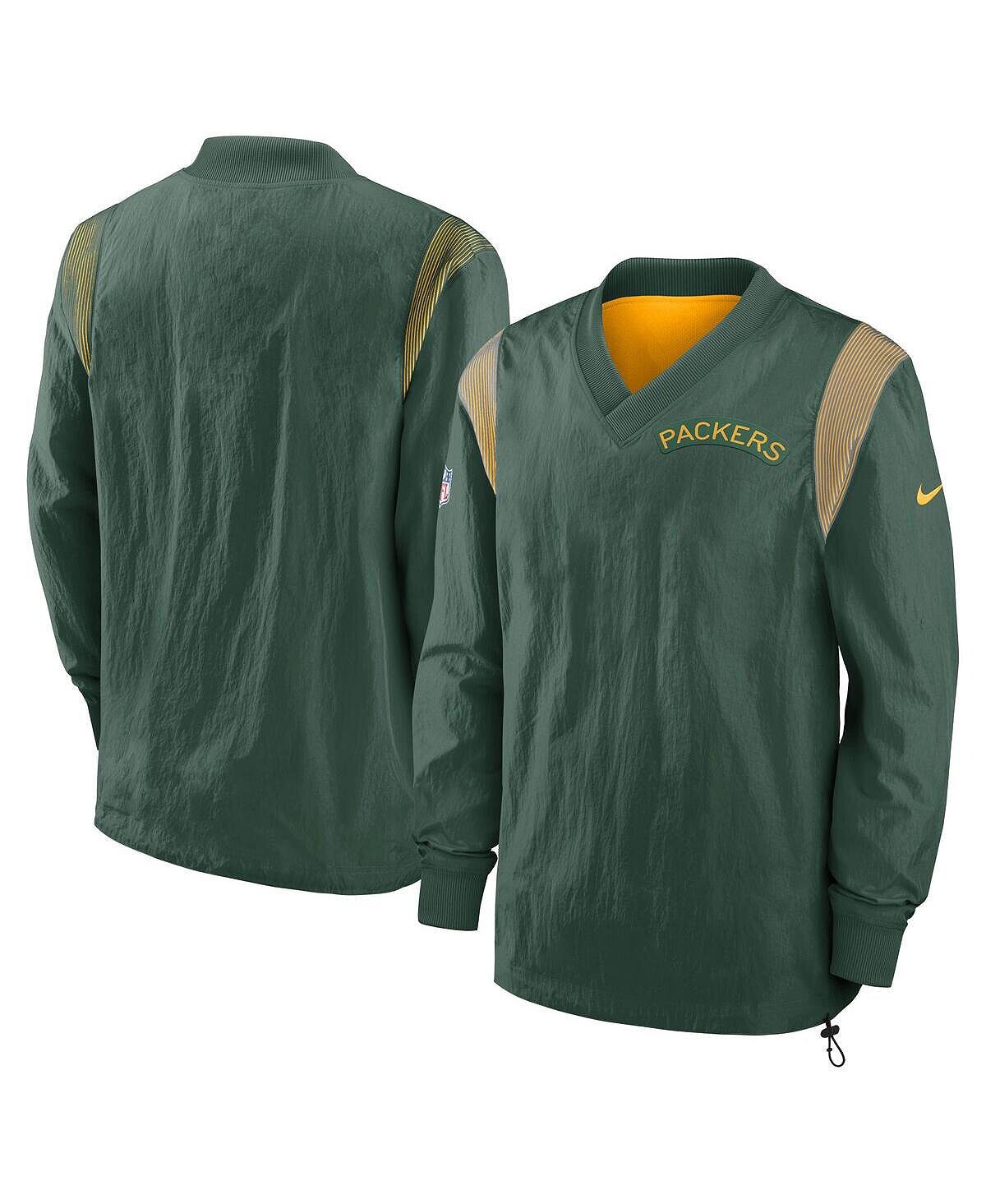 Мужская двусторонняя пуловерная ветровка green bay packers sideline team id Nike, зеленый
Мужская двусторонняя пуловерная ветровка green bay packers sideline team id Nike, зеленый