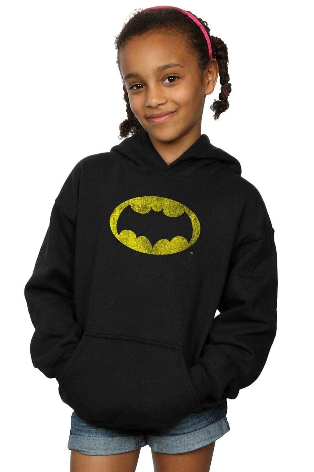 Толстовка с рваным логотипом из сериала «Бэтмен» DC Comics, черный
Толстовка с рваным логотипом из сериала «Бэтмен» DC Comics, черный