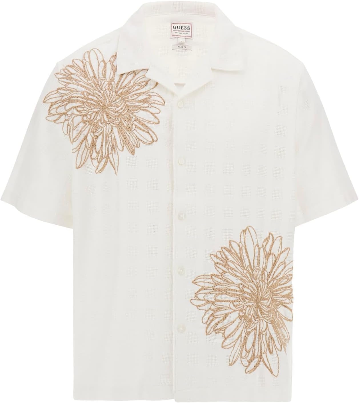 Мужская короткая рубашка с вышивкой Conrad GUESS, Salt White
Мужская короткая рубашка с вышивкой Conrad GUESS, Salt White