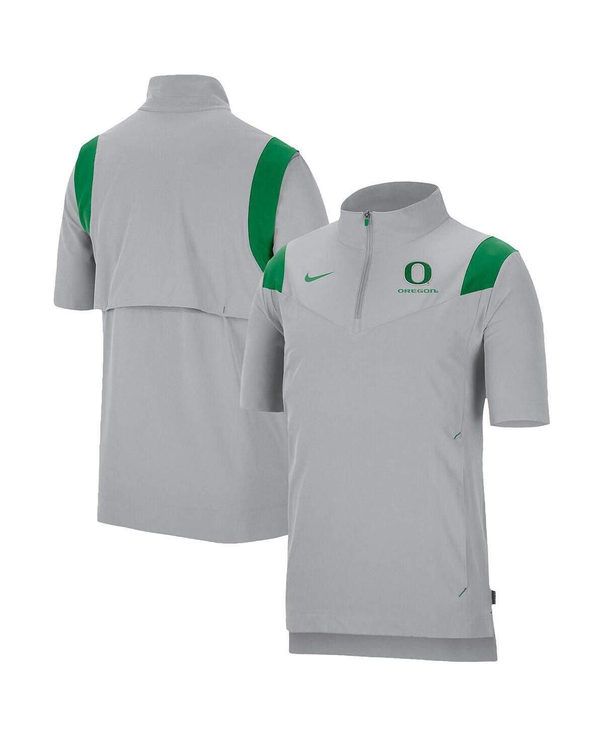 Мужская серая куртка oregon ducks coach с коротким рукавом и молнией на четверть Nike, серый
Мужская серая куртка oregon ducks coach с коротким рукавом и молнией на четверть Nike, серый