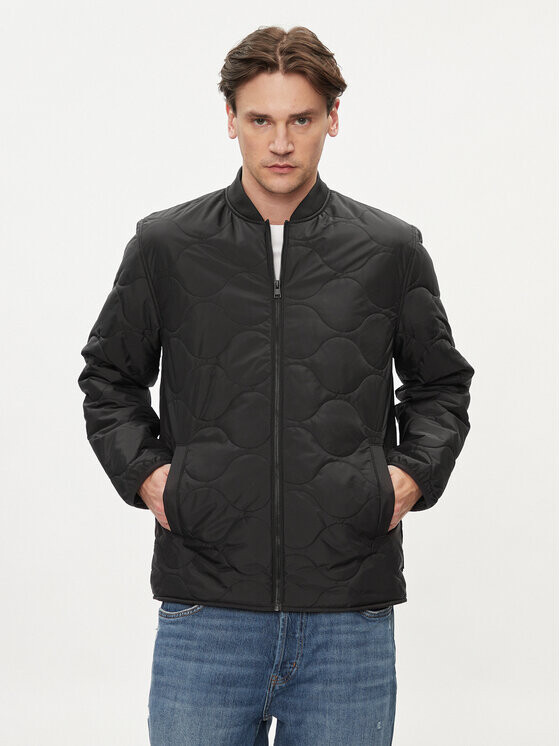 Переходная куртка стандартного кроя Only & Sons, черный 
Переходная куртка стандартного кроя Only & Sons, черный