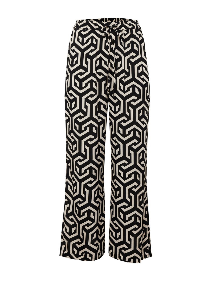 Широкие брюки Guido Maria Kretschmer Curvy Hellen, черный/белый
Широкие брюки Guido Maria Kretschmer Curvy Hellen, черный/белый