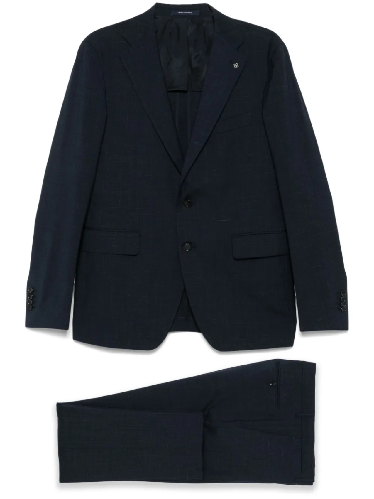 Костюм с брошью Tagliatore, синий 
Костюм с брошью Tagliatore, синий