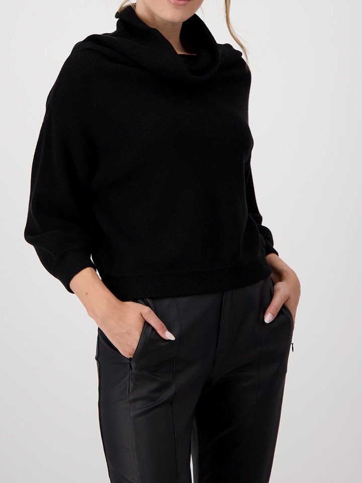 Пуловер monari Rollkragen, черный
Пуловер monari Rollkragen, черный