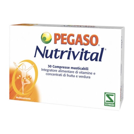 Пищевая добавка Pegaso Nutrivital 30 жевательных таблеток Schwabe Pharma Italia Srl
Пищевая добавка Pegaso Nutrivital 30 жевательных таблеток Schwabe Pharma Italia Srl