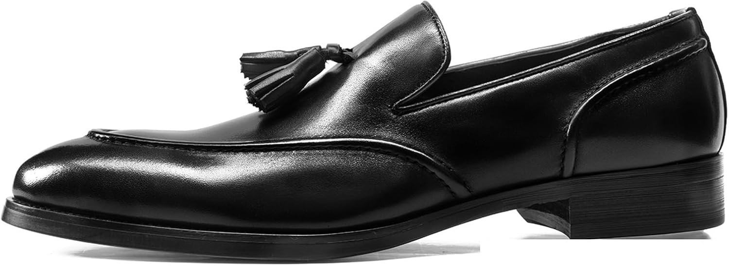 Мужские лоферы с кисточками WinDhana, кожаные слипоны с заостренным носком - ручная работа, U-образные кожаные лоферы для официальной и повседневной носки - большемерят, заказывайте на 0,5 размера меньше 199-Y01, черный
Мужские лоферы с кисточками WinDhana, кожаные слипоны с заостренным носком - ручная работа, U-образные кожаные лоферы для официальной и повседневной носки - большемерят, заказывайте на 0,5 размера меньше 199-Y01, черный